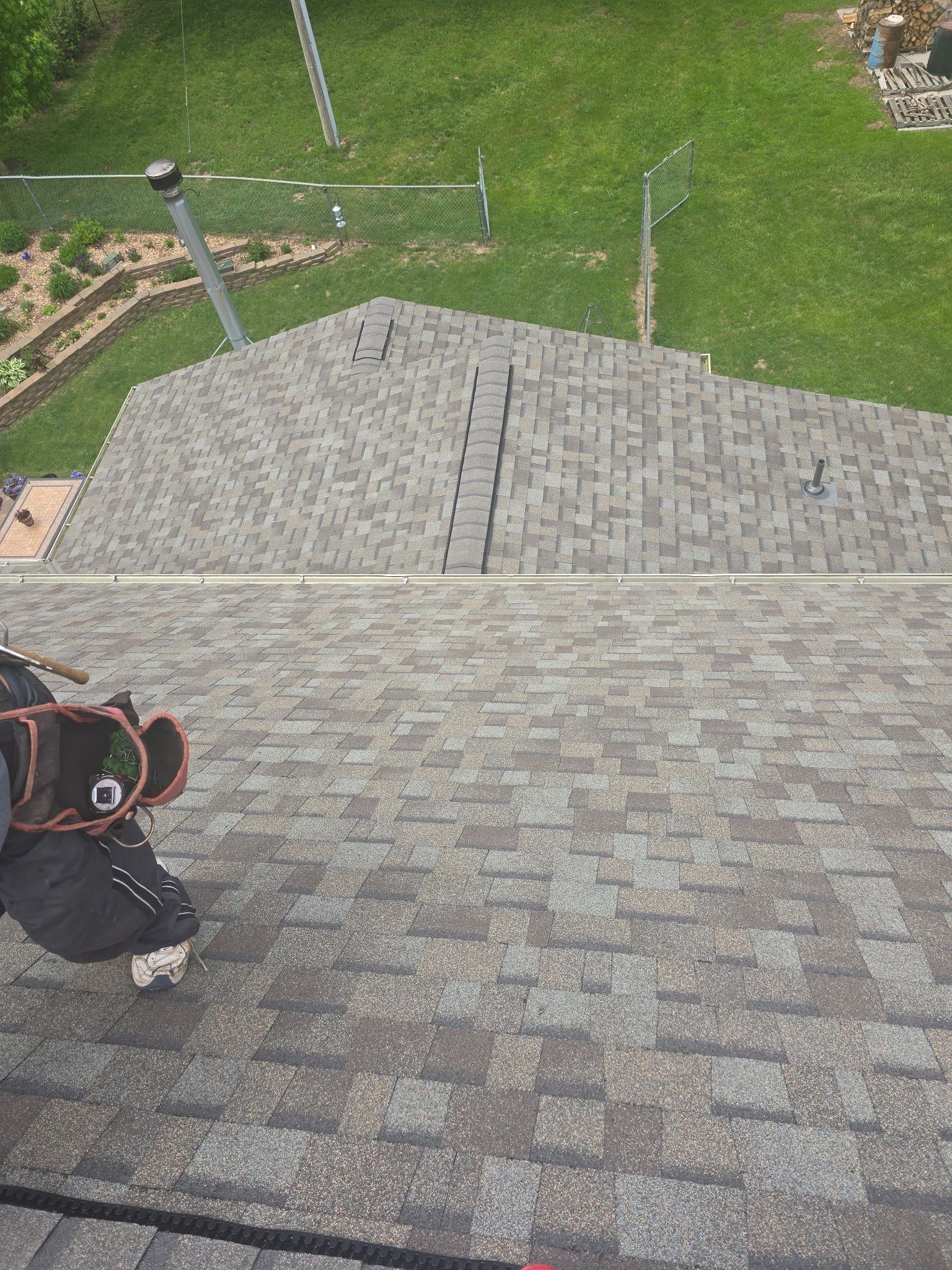 Residential Roofing Installation using Owens Corning Duration Driftwood by Lightning Exteriors