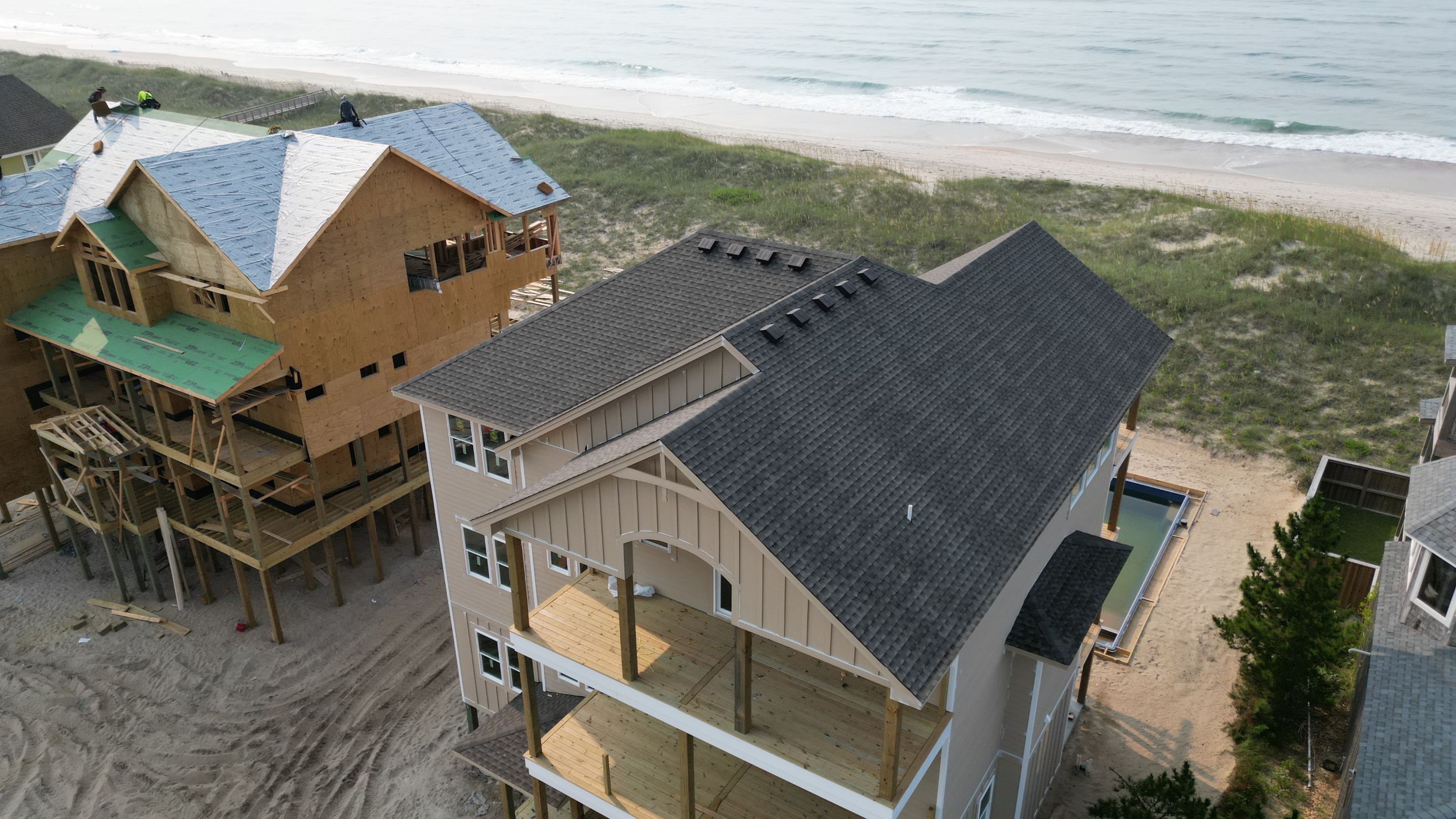 Residential Roofing Installation using Timberline HDZ in Hatteras NC by Gallop Roofing & Remodeling, Inc.