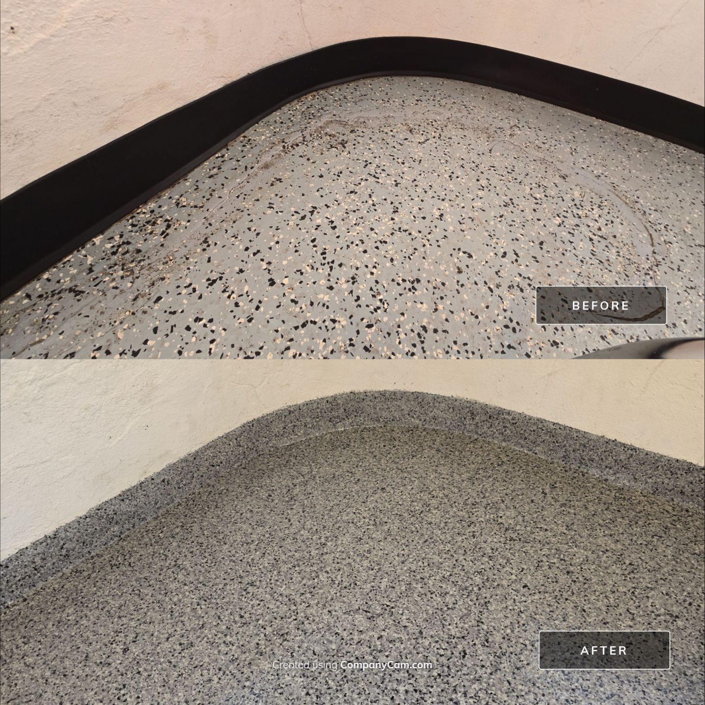 Check it out! Steelwheel Corner gets a new floor! by Elite Floor Solutions