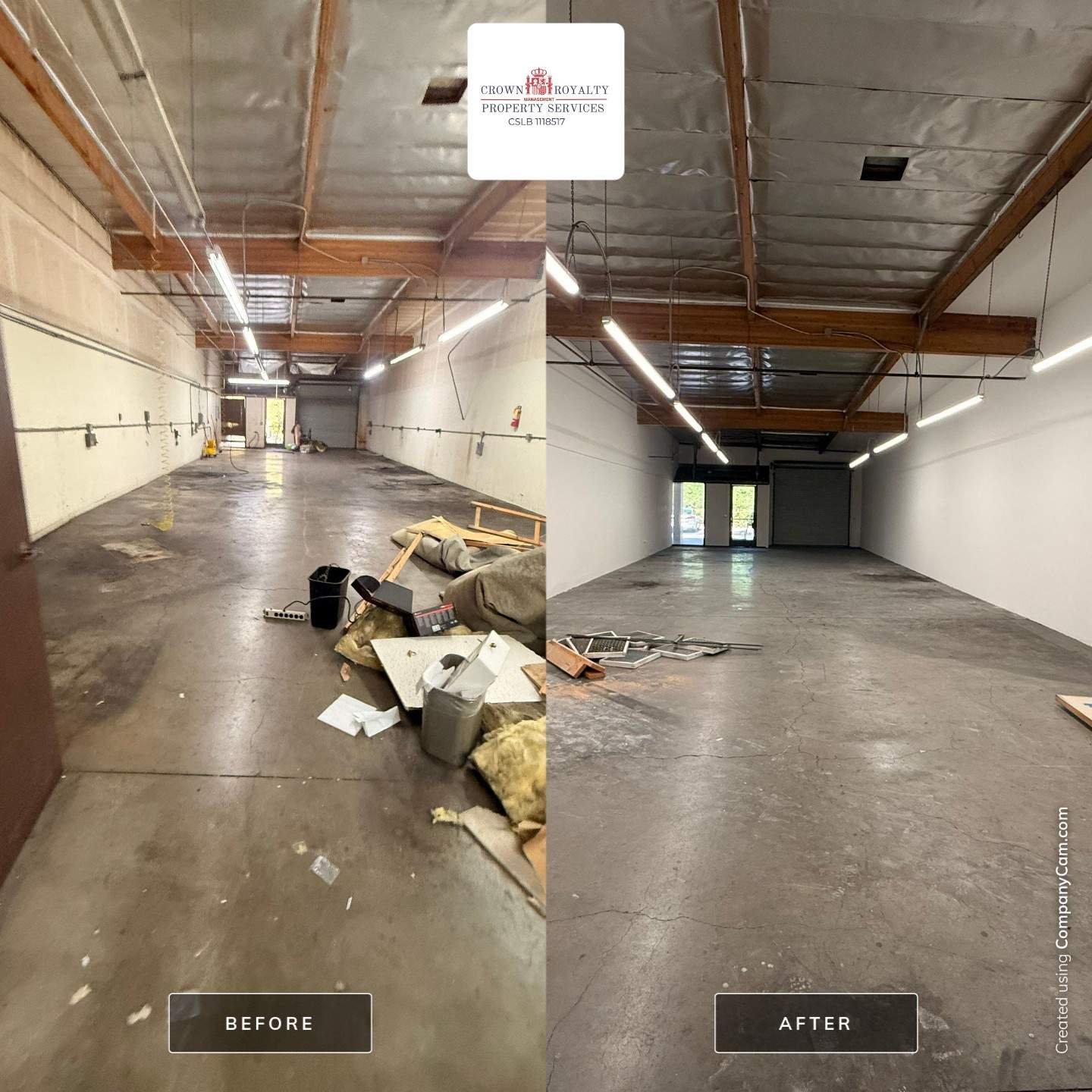 Before and After - ICSC by Crown Royalty Property Services 