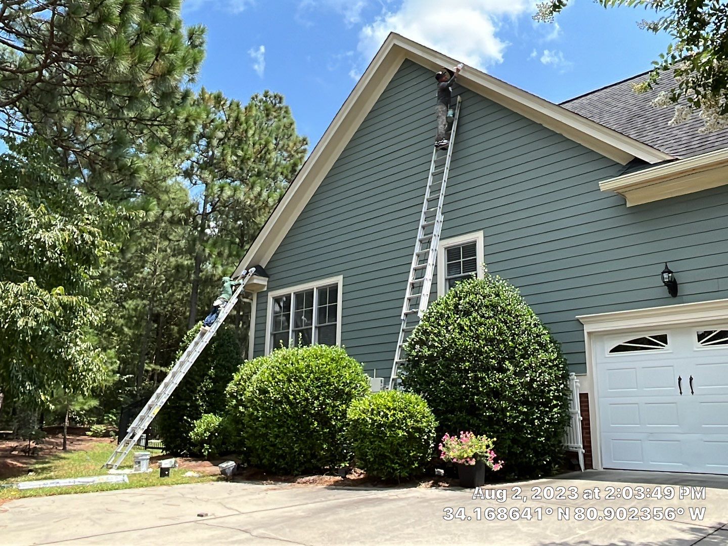 Exterior Trim Paint Project by Geaux 2 Guy, LLC