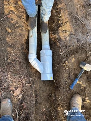 Drainage installation in Durham