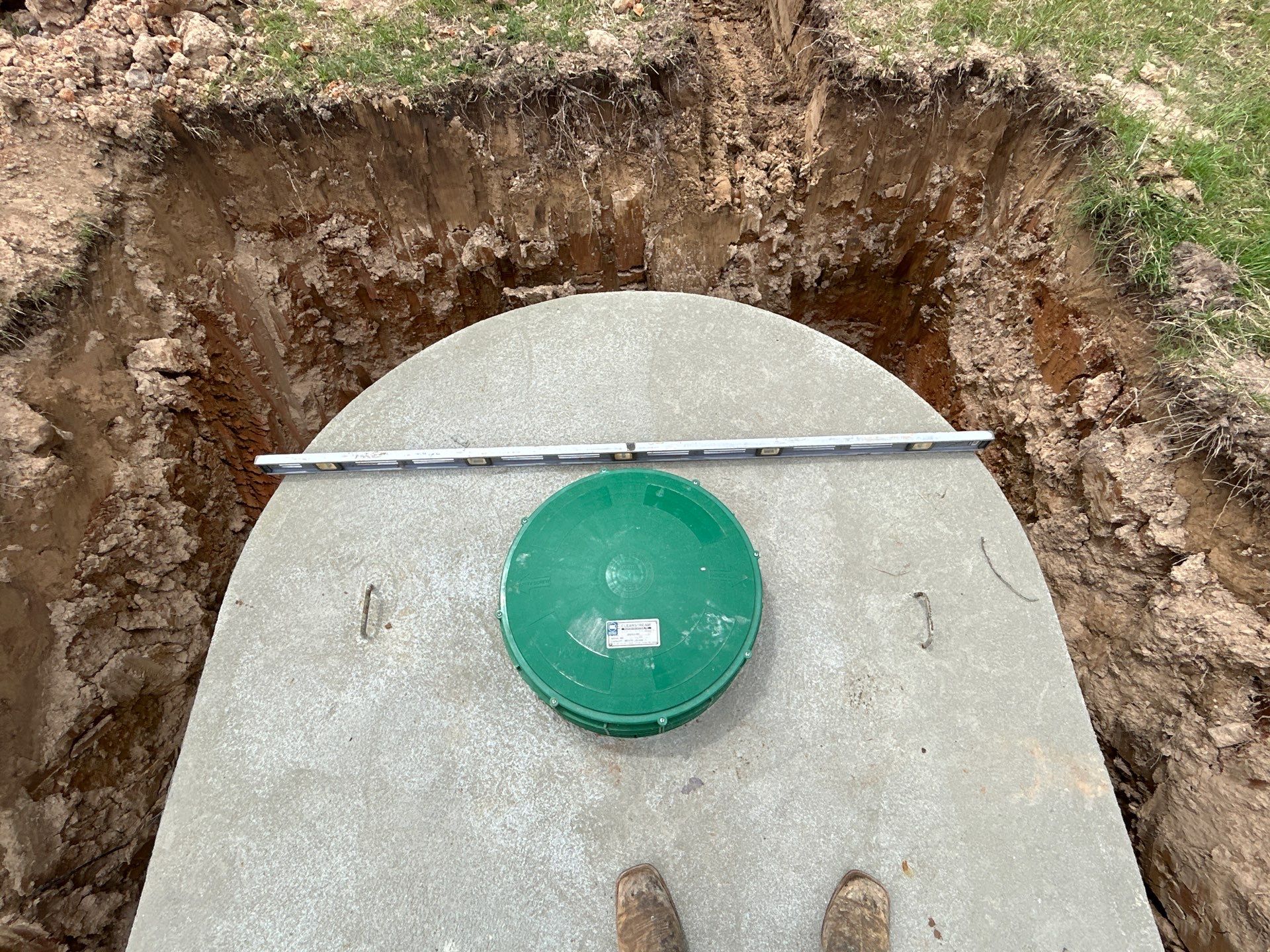 Septic Install Project in Eustace by Rub-A-Dub Plumbing