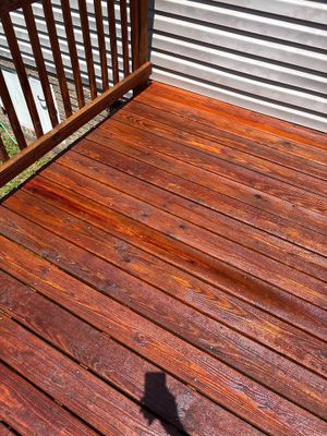 Deck using Wood Sealant