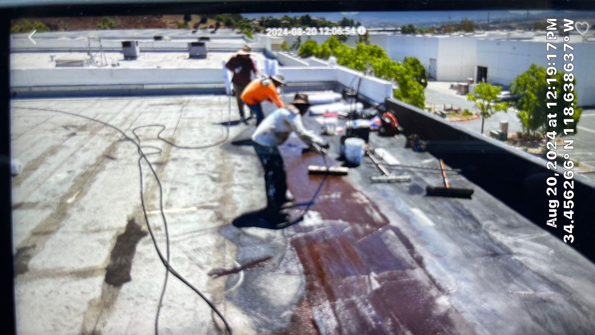 Project in Valencia by Shark Commercial Roofing Systems