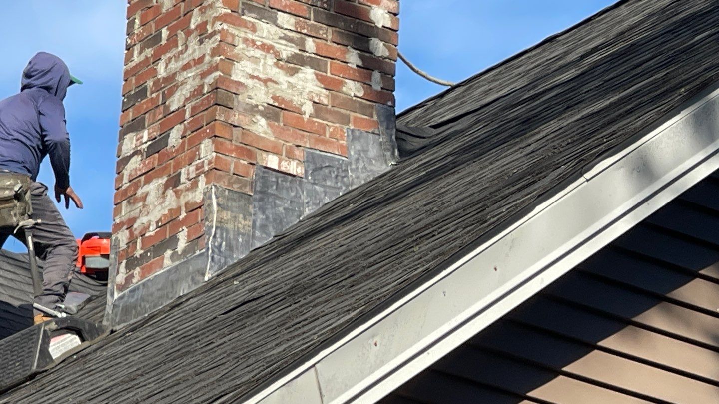 Chimney & Valley Leak Repair with New Lead Flashing and Cricket Rebuild by Sensible Home Solutions