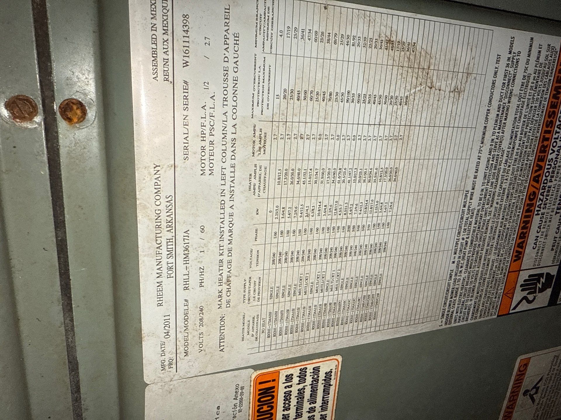 Central Air Conditioning Installation by Southern Values Cooling and Heating Inc