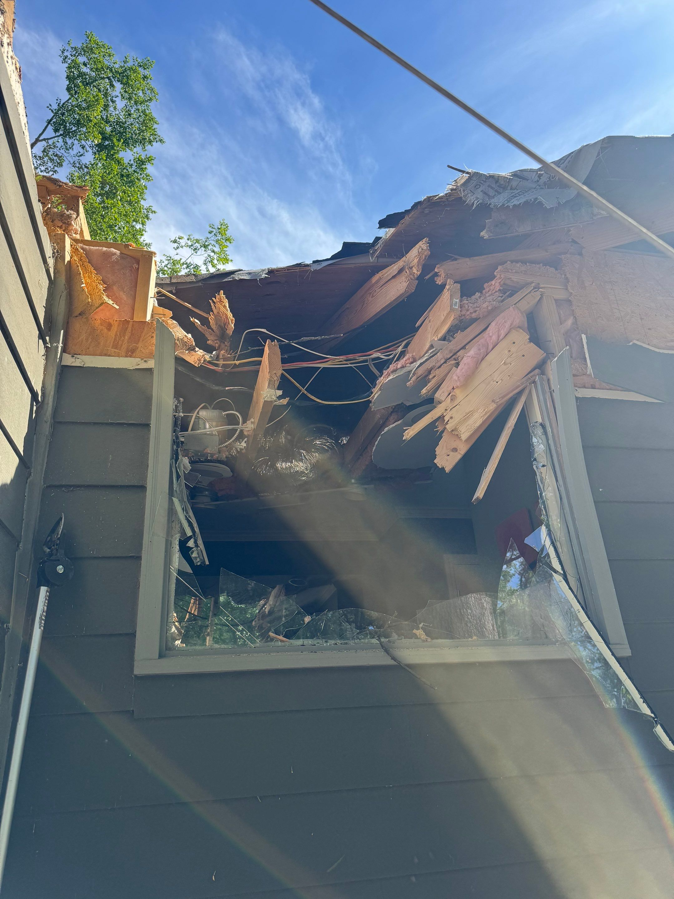 Tree Damage Restoration and Asphalt Shingle Roof Replacement in Memphis by Revival Roofing Services