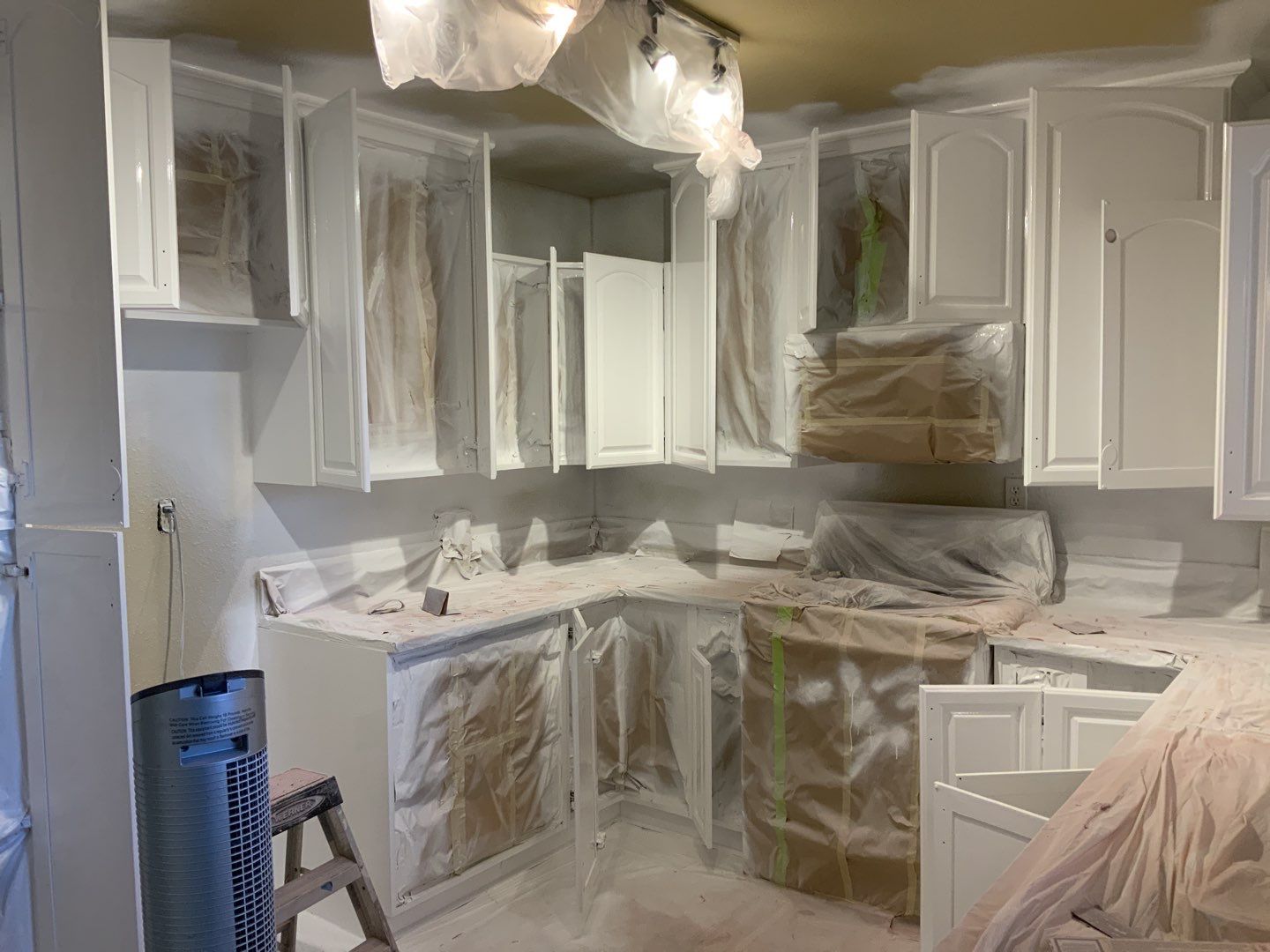 From Dull to Dazzling: A Kitchen Cabinet Painting Marvel by 360 Painting Central Texas