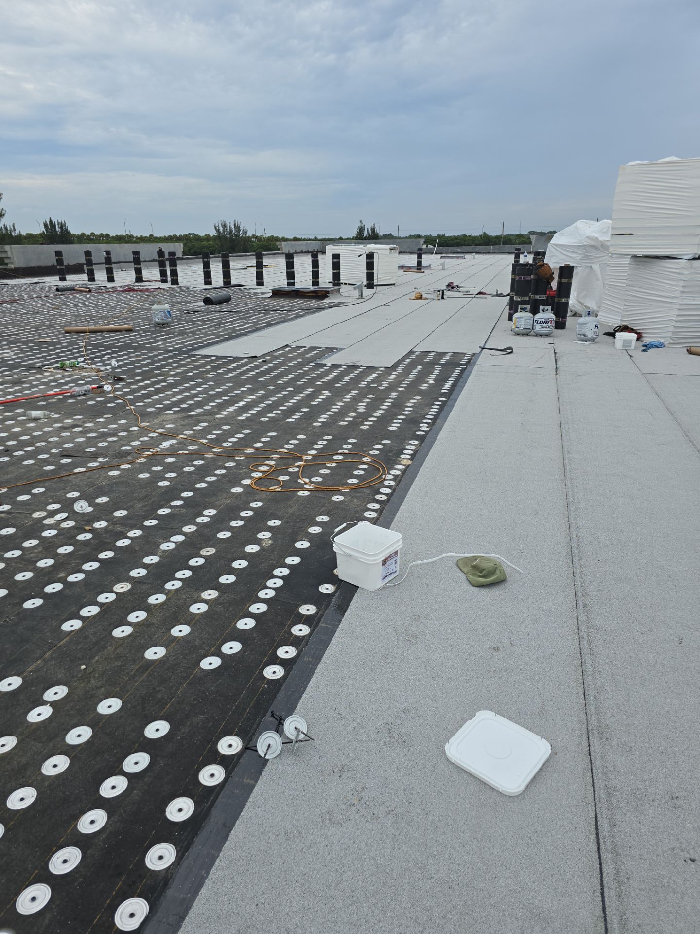Torch Applied Modified Bitumen Roof Installation by Sailfish Roofing