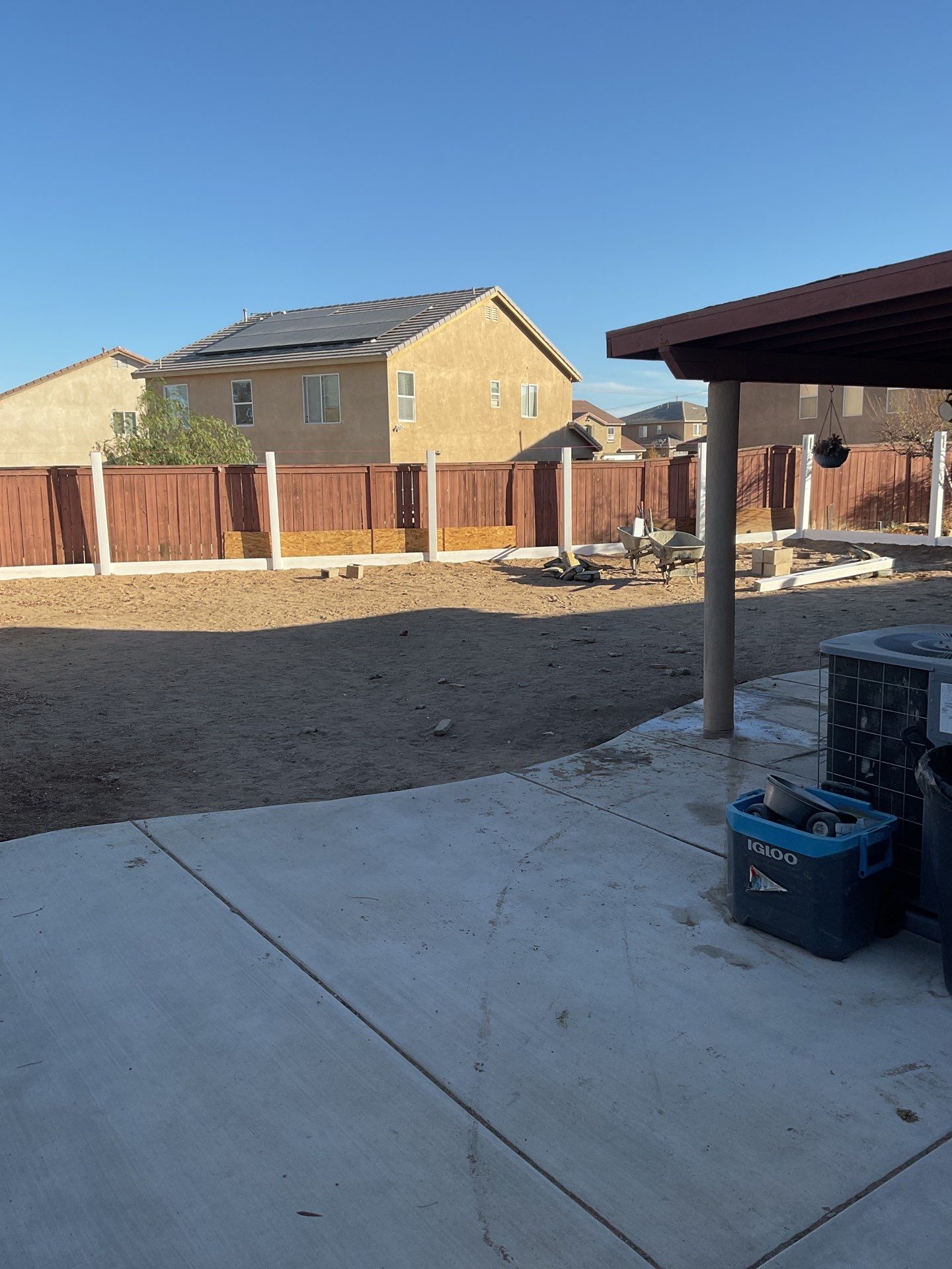 Fence installation using wood by Fence Guys Inc.