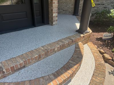 Front Porch Using Claystone