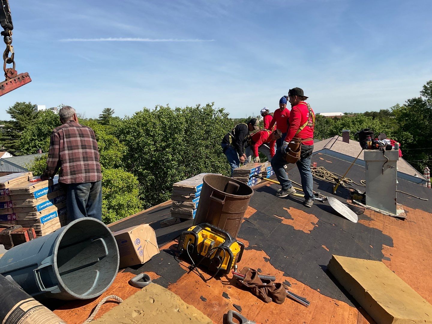 Residential Roofing Installation using CertainTeed Shingles by Alpha Design Services