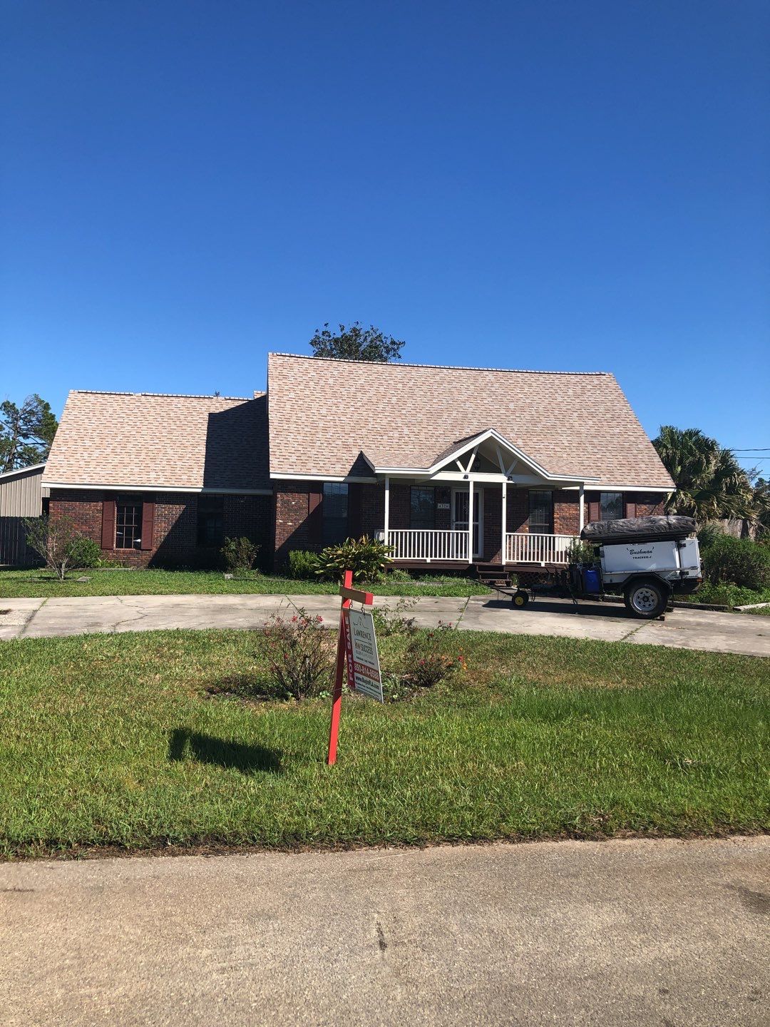 Gutter Installation using K-Style Seamless Gutters by Gutter Professors