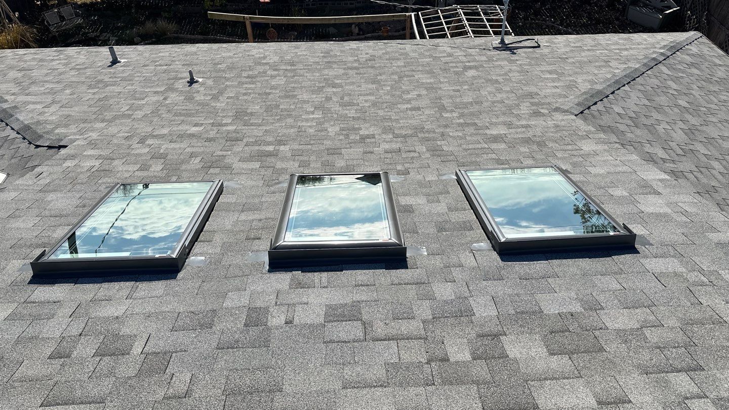 skylight and pergola installation in Oklahoma City by McCann's Roofing and Construction