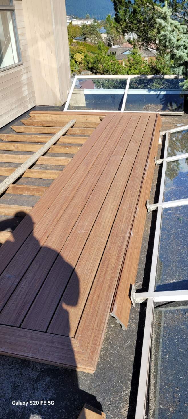 New Composite Deck - West Vancouver by YVR Construction Group