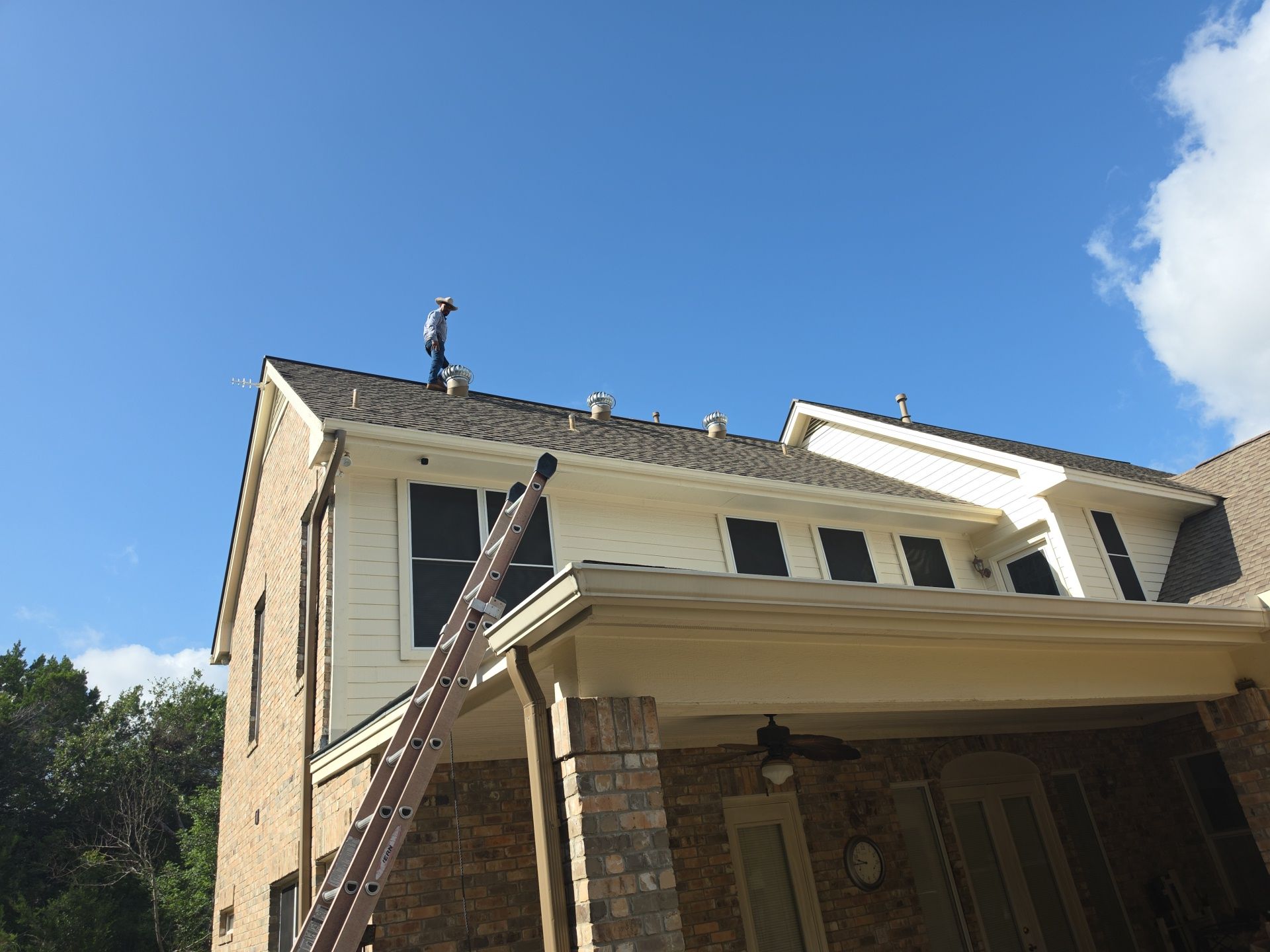 Inspection to affordable repair to lifetime client by REPS Austin Area Roofer