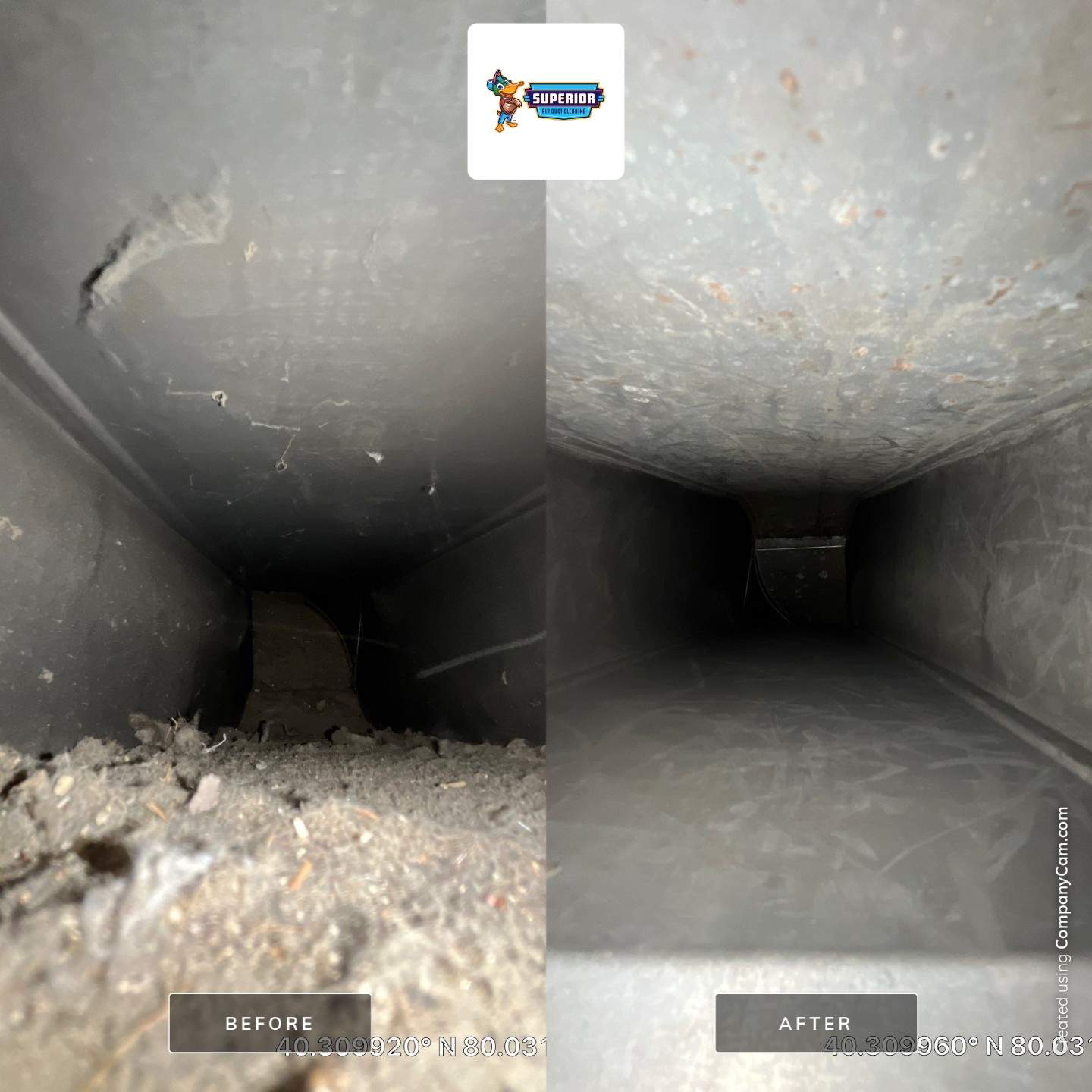 Air Duct Cleaning With a Vacuum Truck in Bethel Park, PA by Superior Air Duct Cleaning
