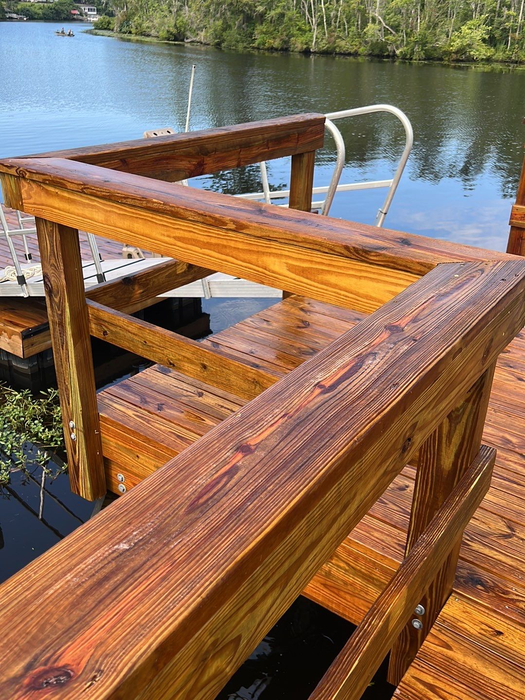 Dock using Wood Sealant by DuraSeal
