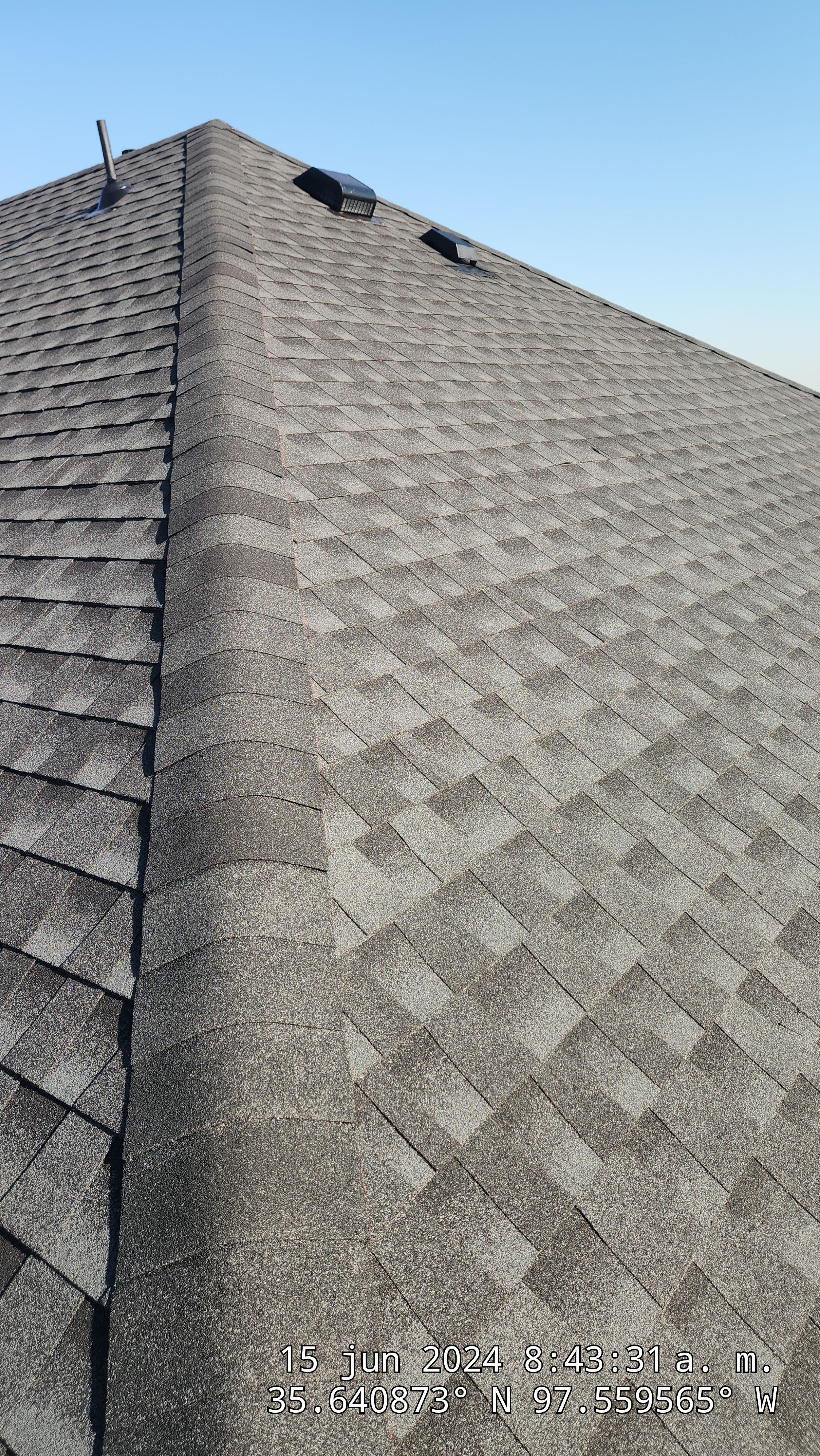 Reroof using GAF HDZ in Charcoal by Castillo Roofing