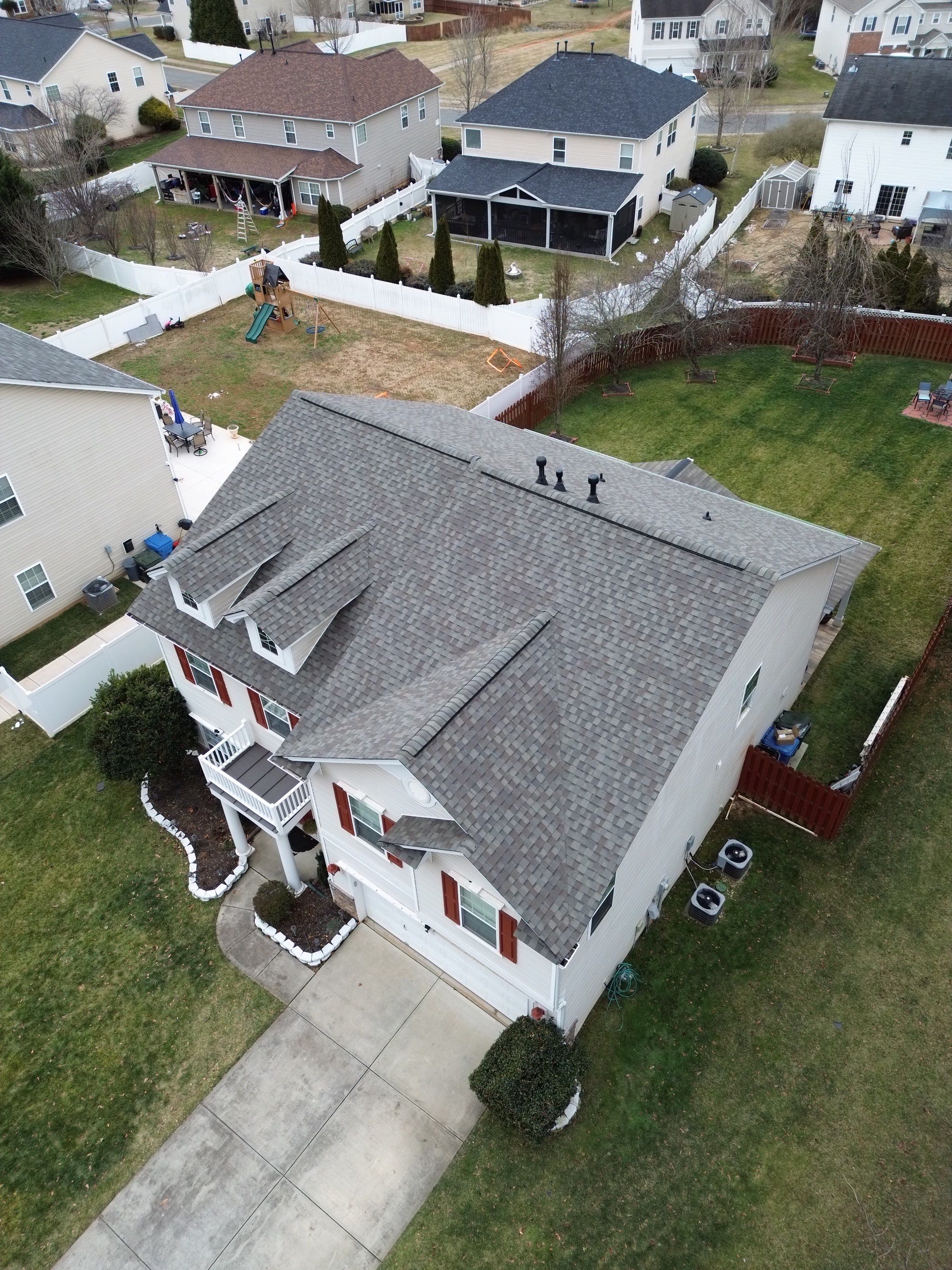 Roof replacement by hail and wind damage by Just Brilliant Restoration JBR