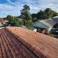 GAF Timberline HDZ Sunset Brick  by Total Roofing System The Metal Roof Experts