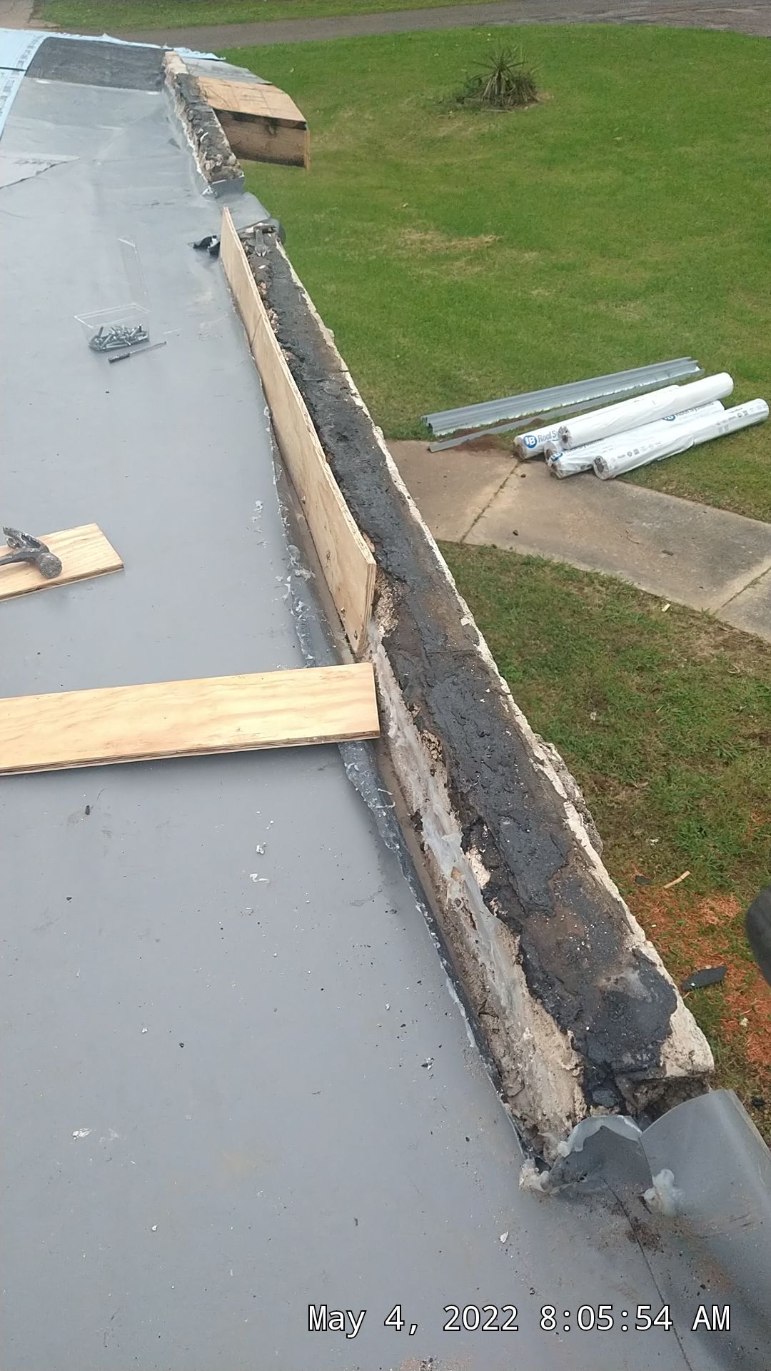 Commercial Roofing Installation using 50 mil PVC by Hostetler Roofing