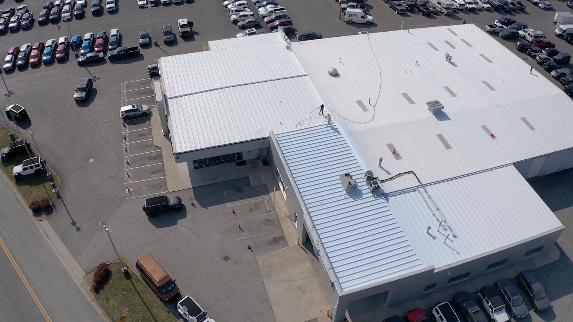 Acrylic Coating  by Just In Time Roofing and Restoration