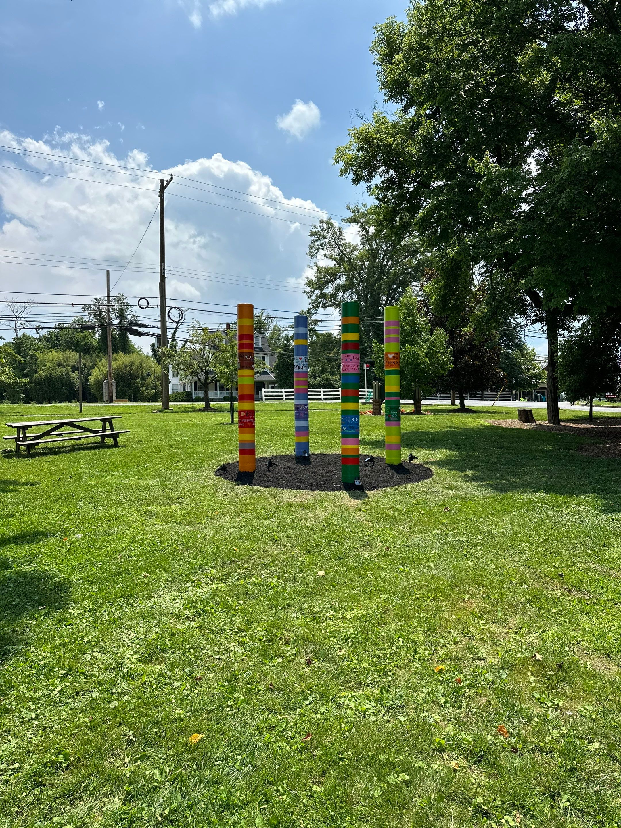 Indoor & Outdoor Art Installation by The Smet Companies, LLC
