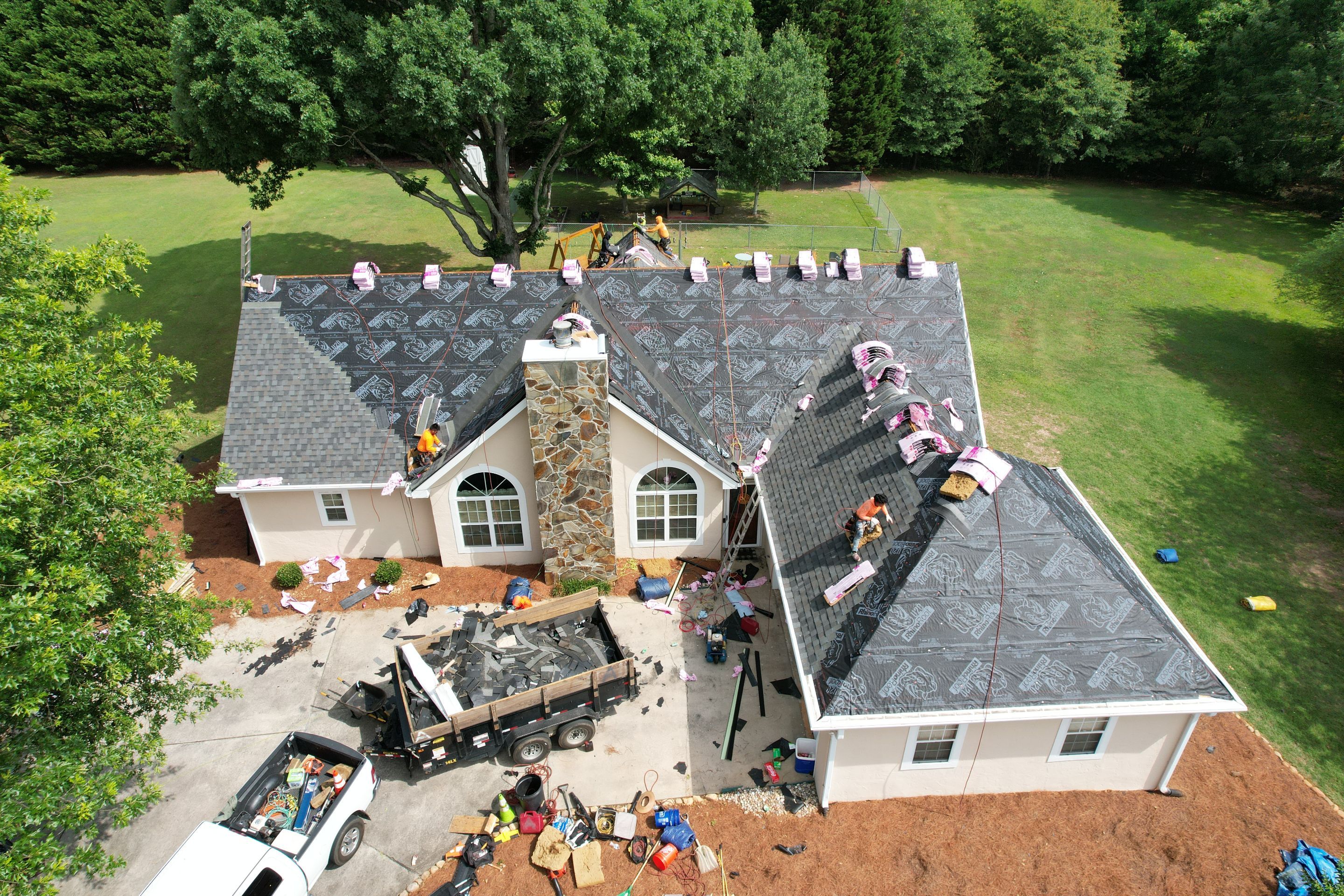 Residential Roofing Installation using Owens Corning by Inspector Roofing and Restoration