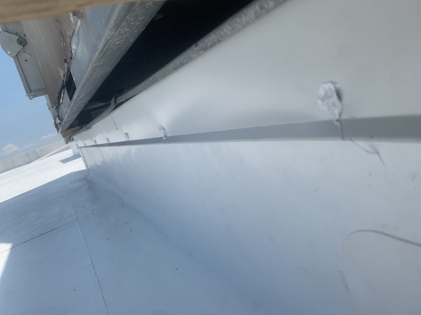 Commercial Roofing Installation using 50 mil PVC by Hostetler Roofing