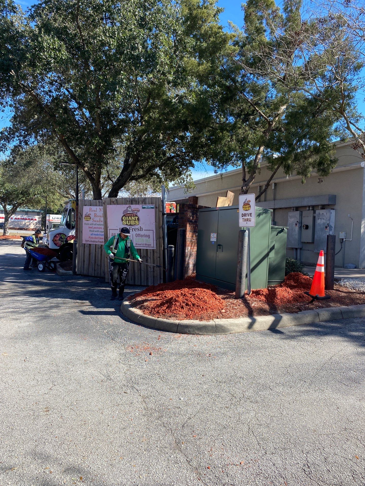 Larry’s Giant Subs | Rock & Mulch by ProGreen Services