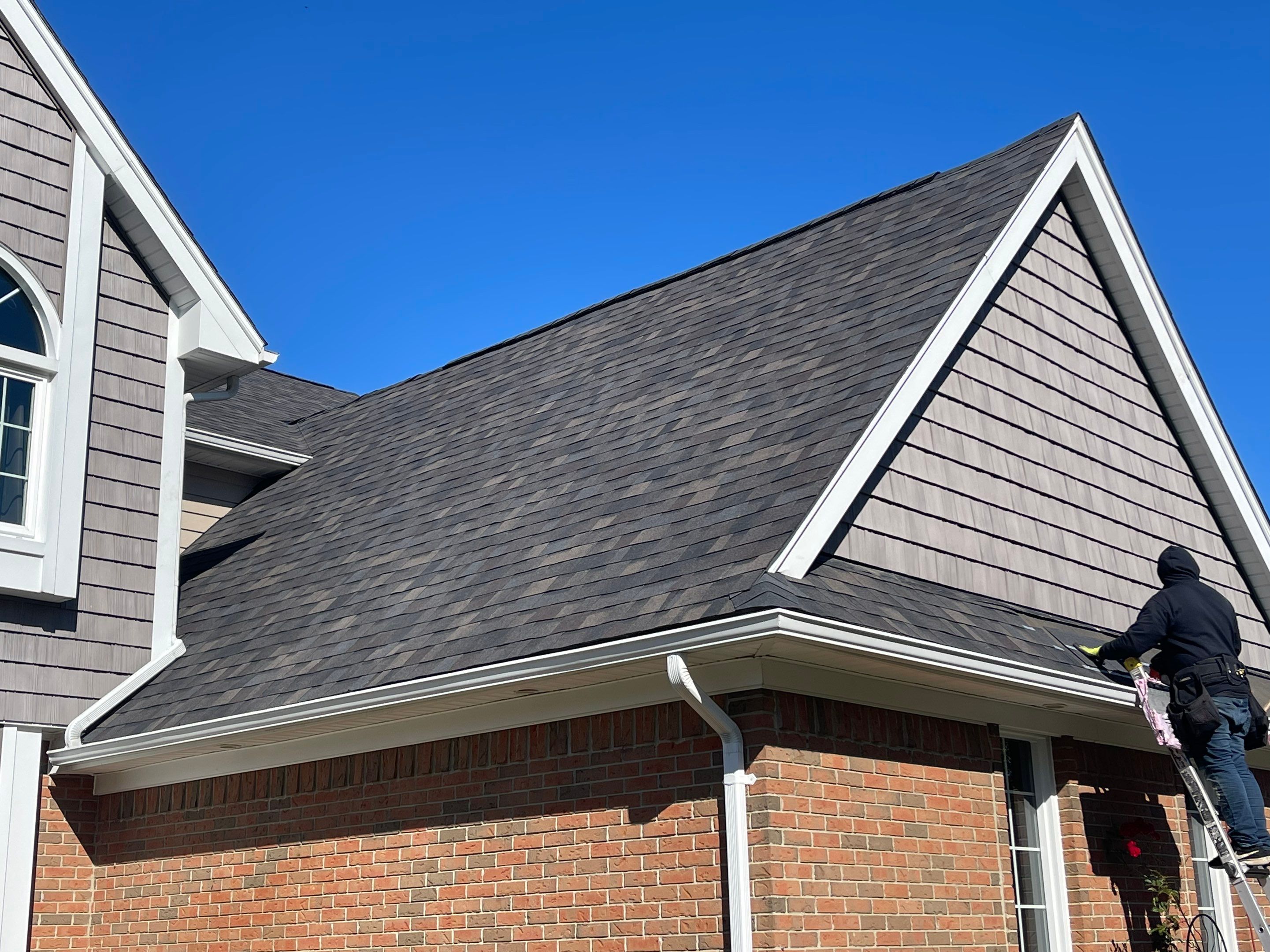 Residential Roofing Installation using Owens Corning Duration Designer Black Sable by JNR Roofing LLC