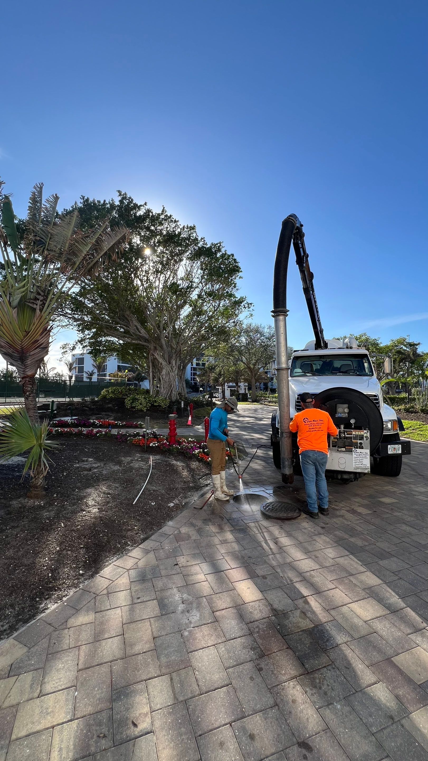 Naples Condo Complex Stormwater System Maintenance and Hurricane Cleanup by Don Mar, Inc. Storm Water Solutions
