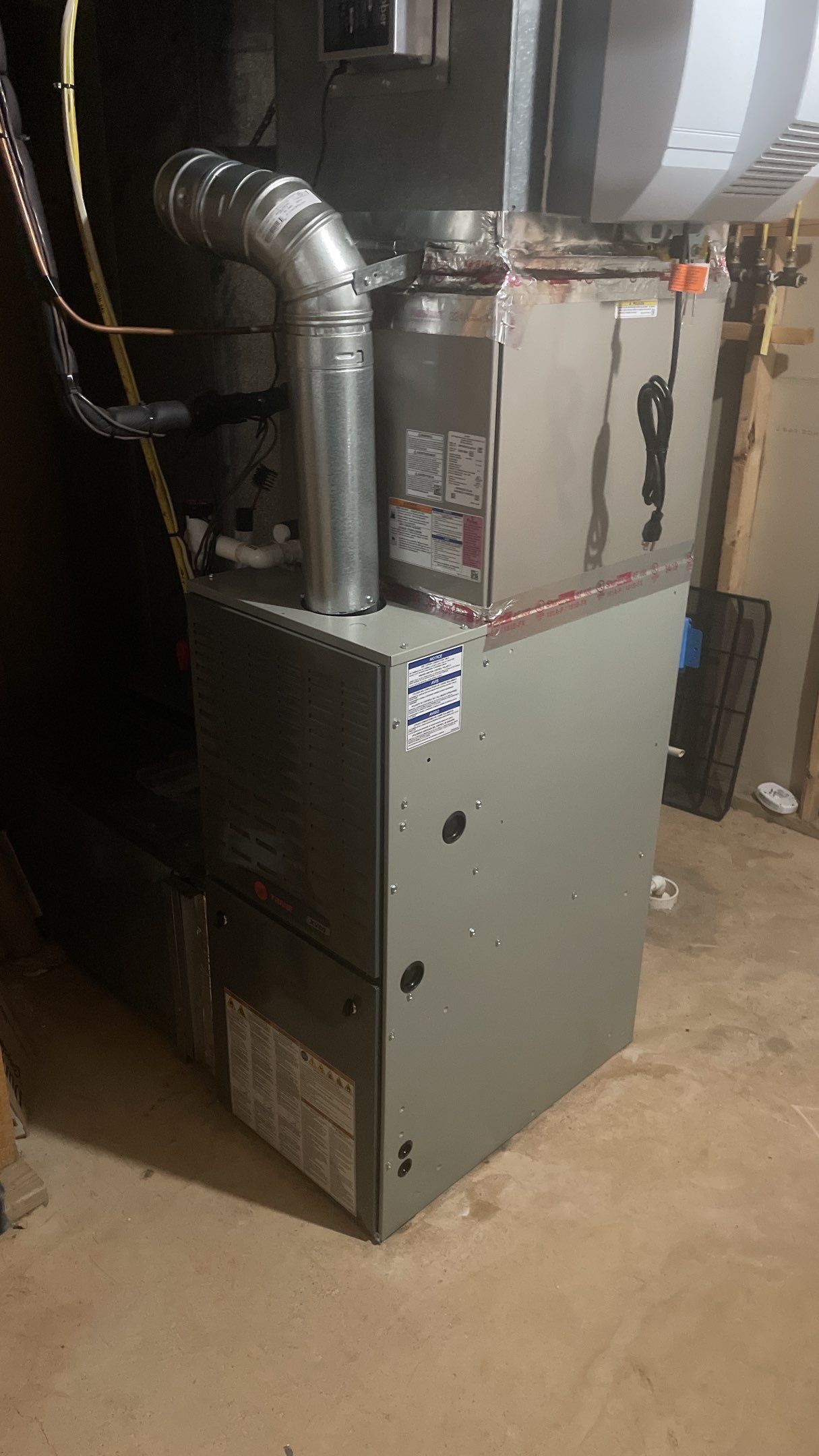 Trane 2 stage variable speed furnace & Humidifier &Air Scrubber   by PRO SKY SERVICES
