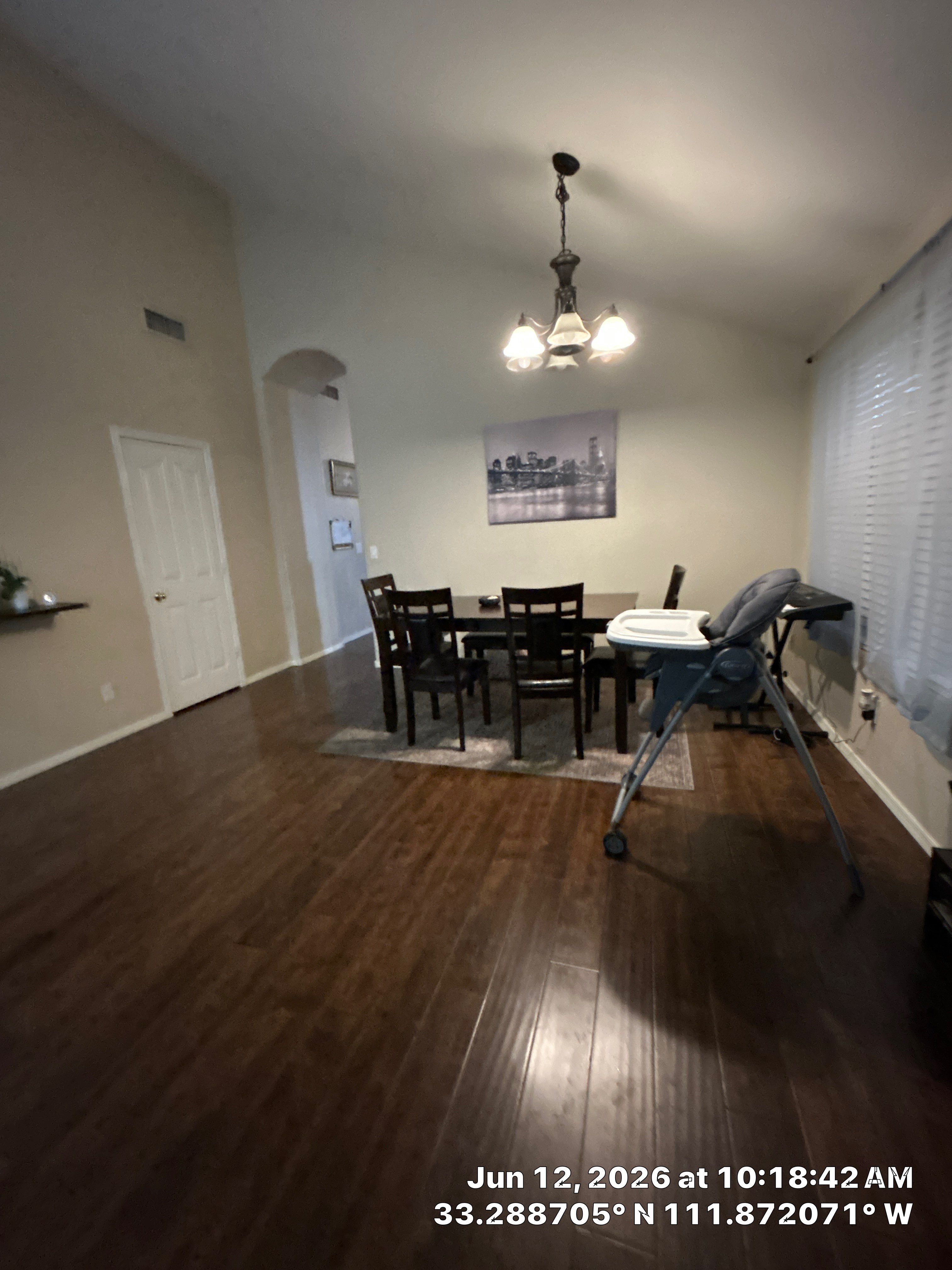 Dark Wood-Look Laminate Flooring Installation in Chandler by CompanyCam Sales Demo