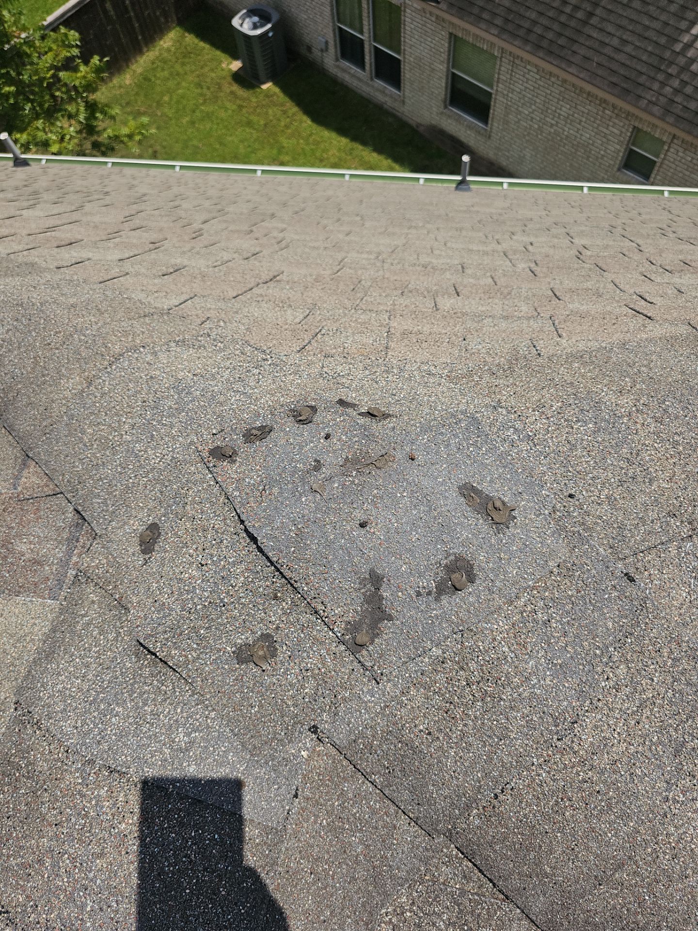 Hail Damage using Owen's Corning Duration (Lifetime) Shingles by Roof Repair Company