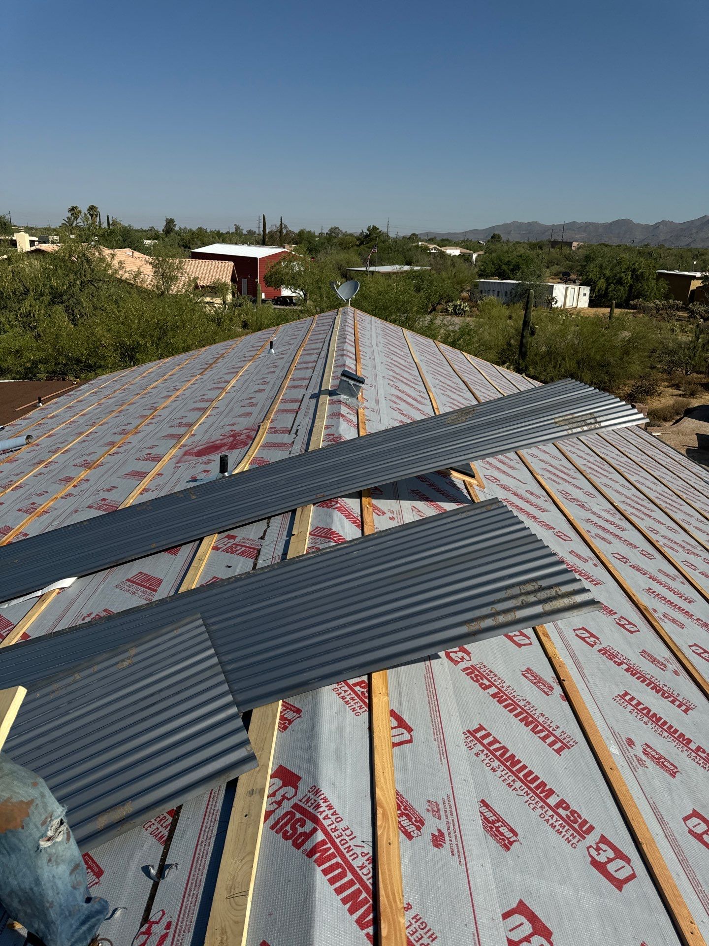 Galvanized Steel Exposed Fastener by Reimagine Roofing