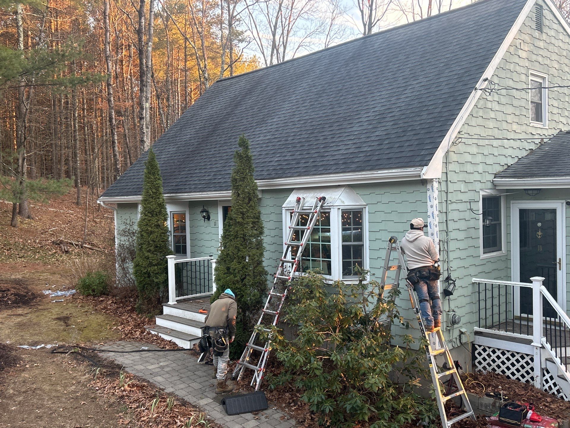 PVC Fascia & Corner Board Replacement — Billerica, MA by Mighty Dog Roofing of Greater Middlesex County