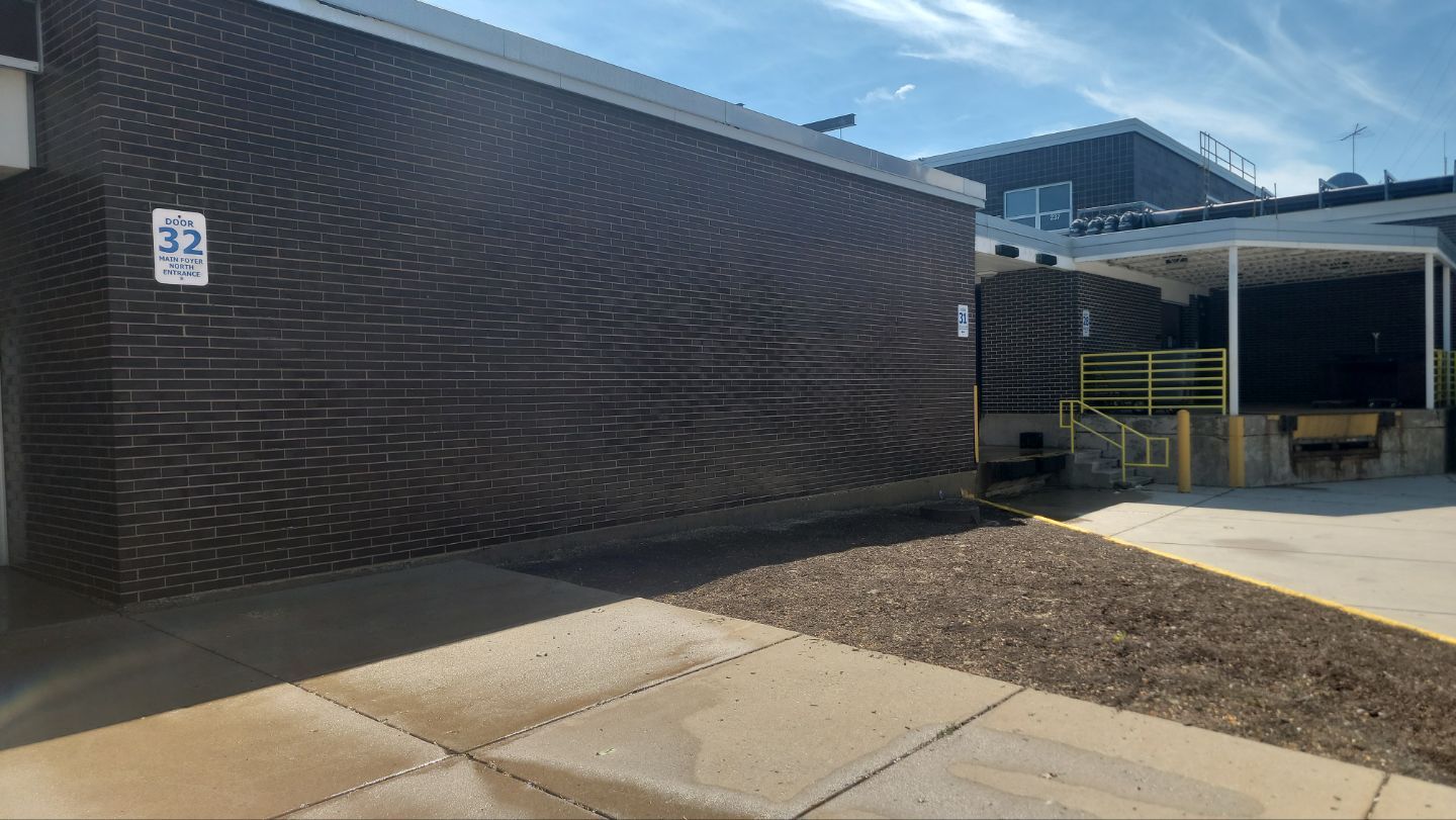 commercial pressure washing using Algaecide, soft wash soap by Northern Power Washing LLC.