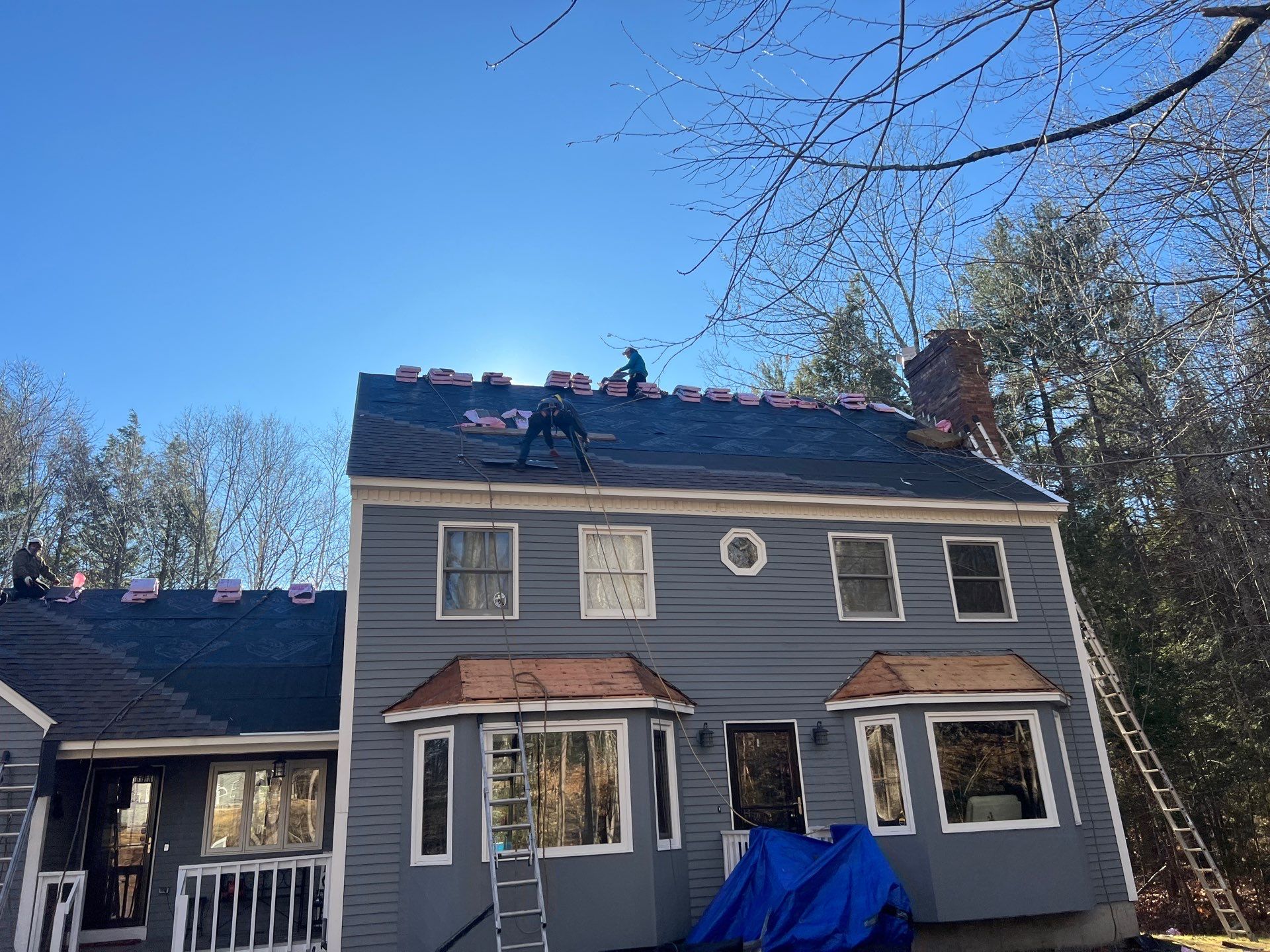 Deerfield, NH Roof Install by Tall pine roofing
