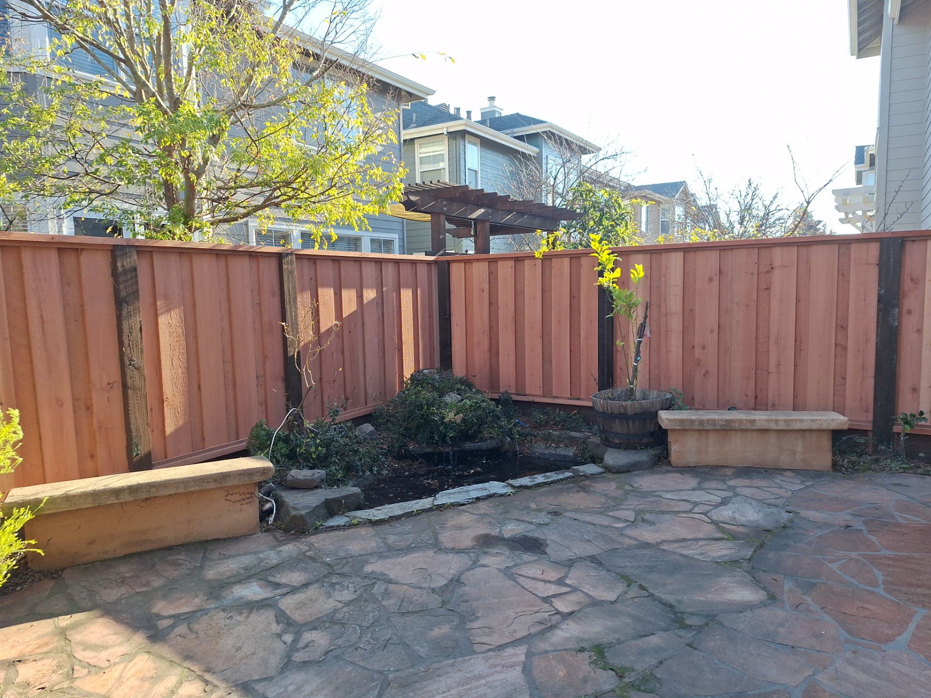 Board on Board Fence by Fremont Fence Inc