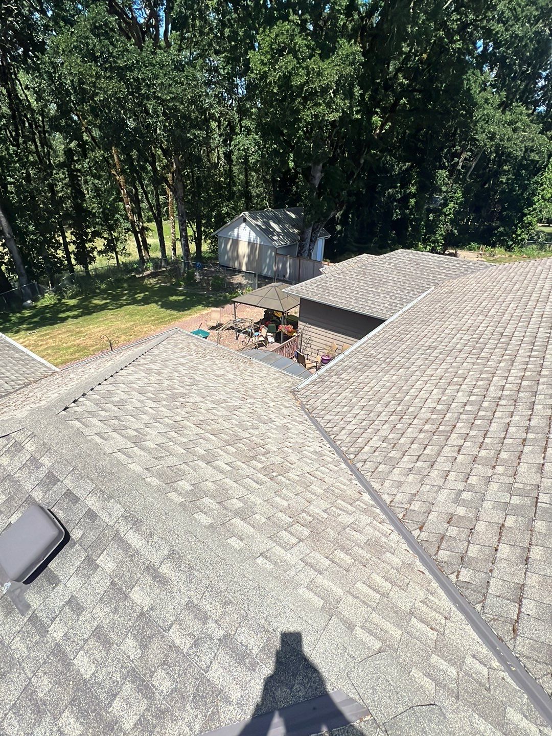 Residential Roofing Installation using IKO Dynasty (Color: Biscayne) by Orezona Building & Roofing Company, Inc.