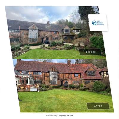 Roof Clean  - Moss Removal - Gutter Clean using Honda 15lpm Low Pressure Washing Machine