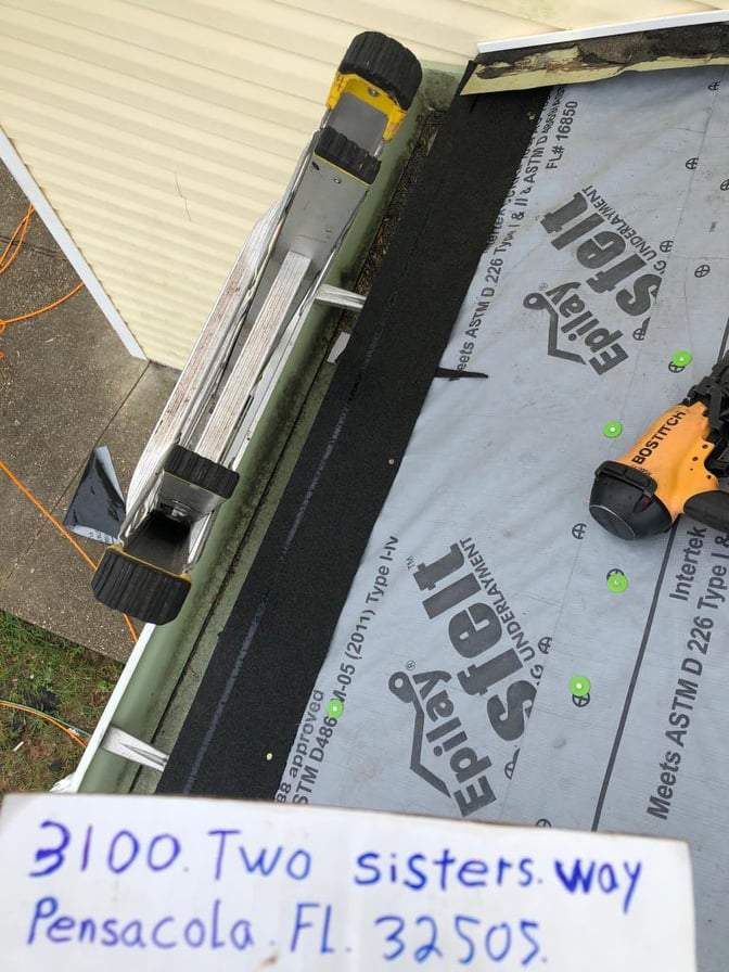 Residential Roofing Installation using IKO Shingles by Antoine Building Company