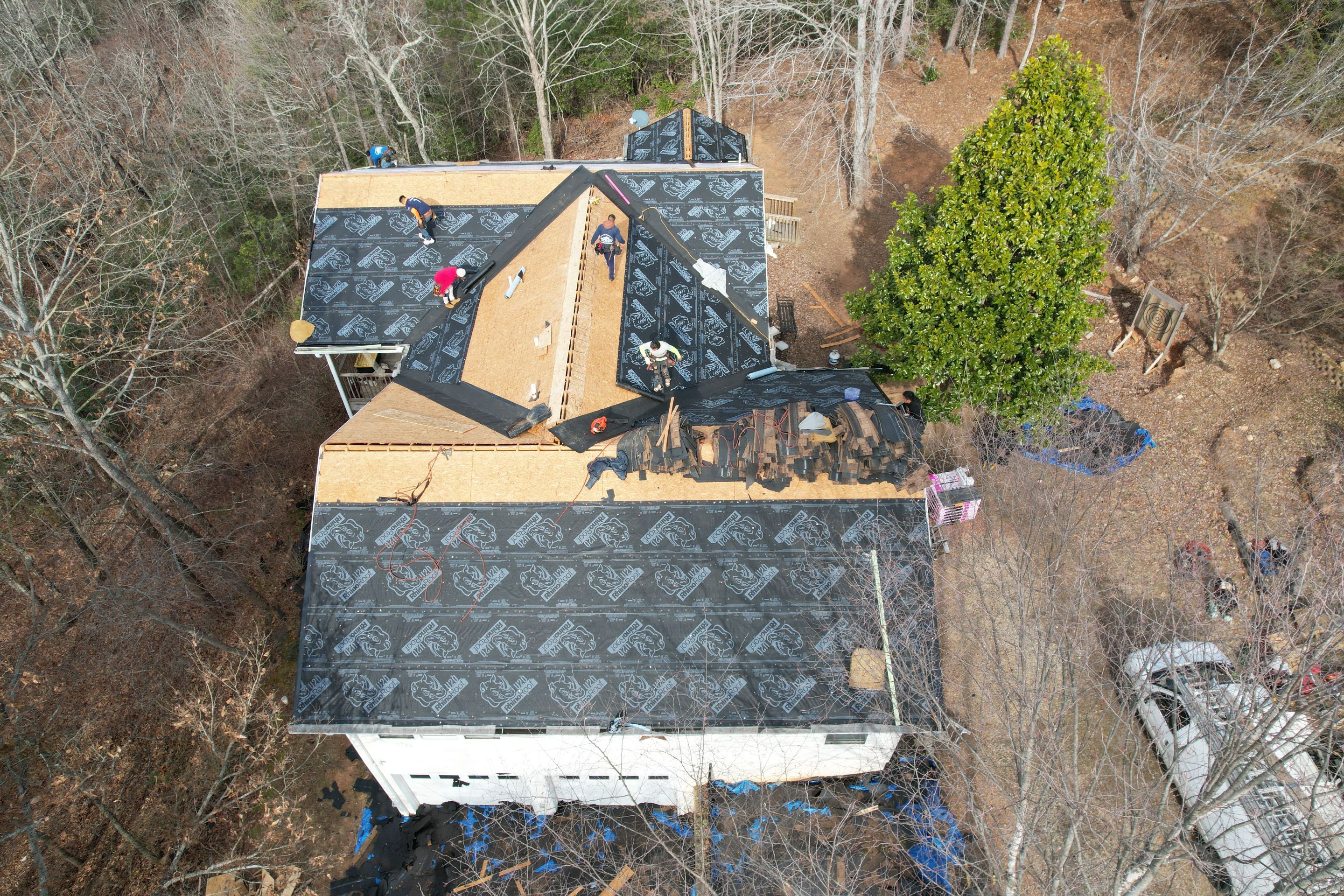 Residential Roofing Installation using Owens Corning by Inspector Roofing and Restoration
