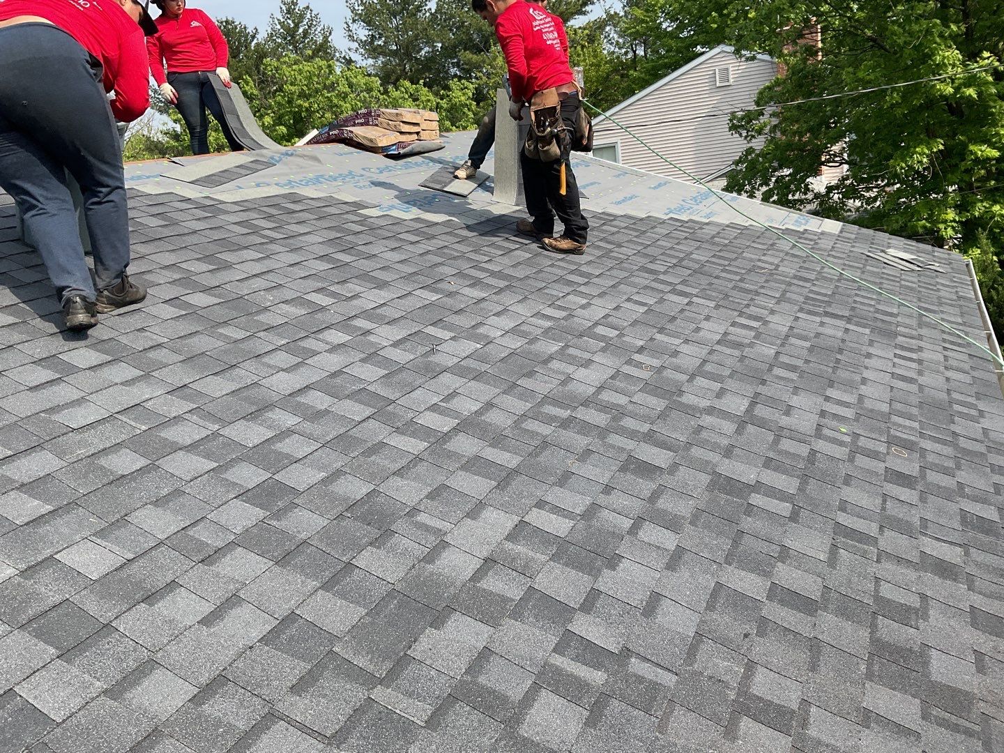 Residential Roofing Installation using CertainTeed Shingles by Alpha Design Services