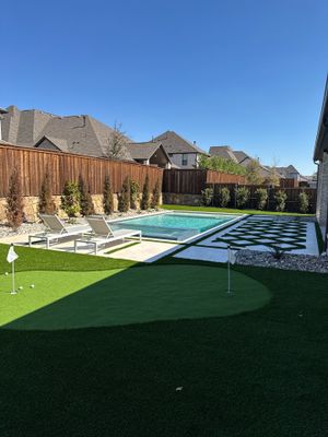 Modern Pool and Champagne Spa