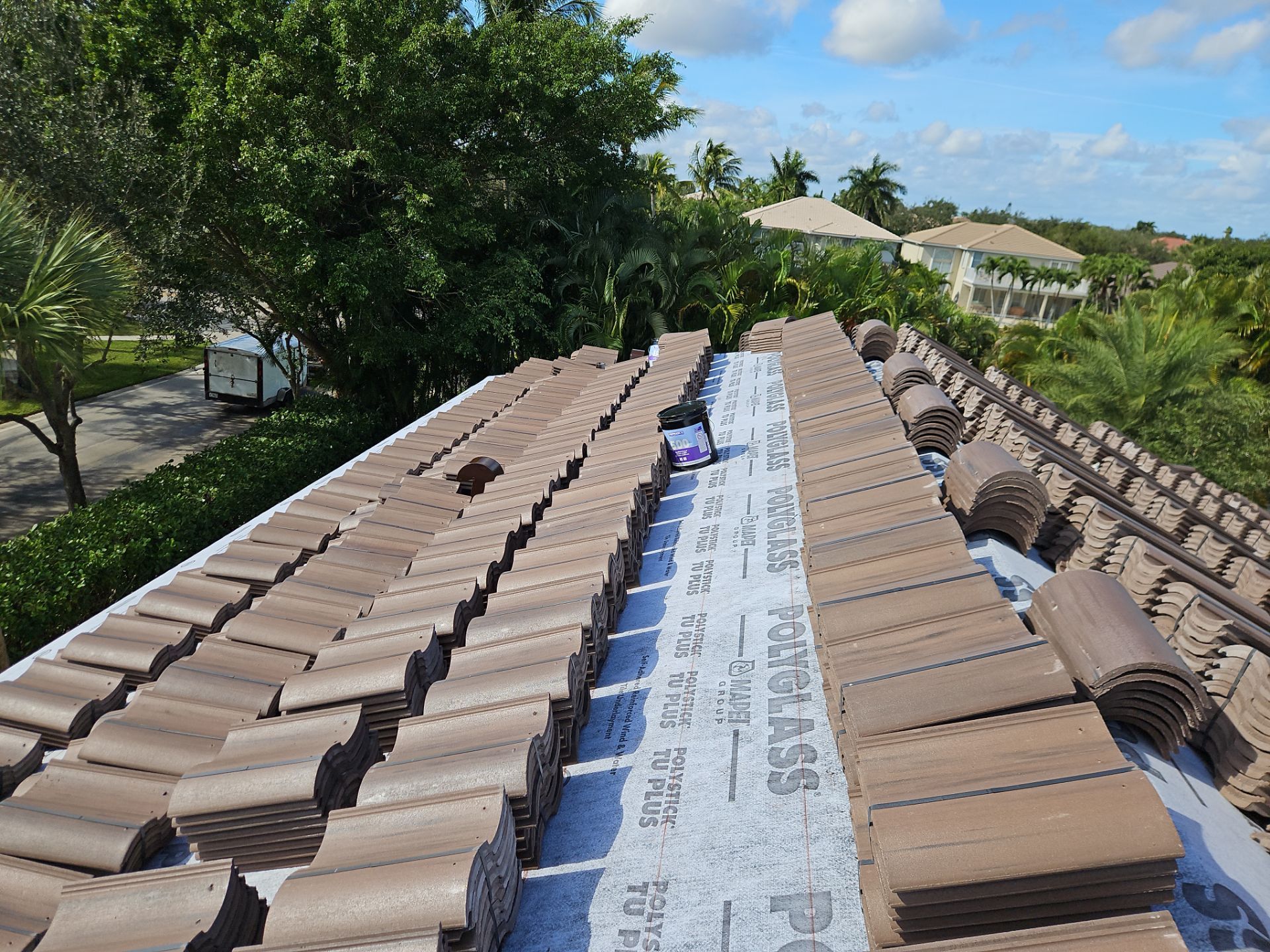 Residential Roofing Installation using WestLake Roofing Tile by BLUES BROTHERS ROOFING