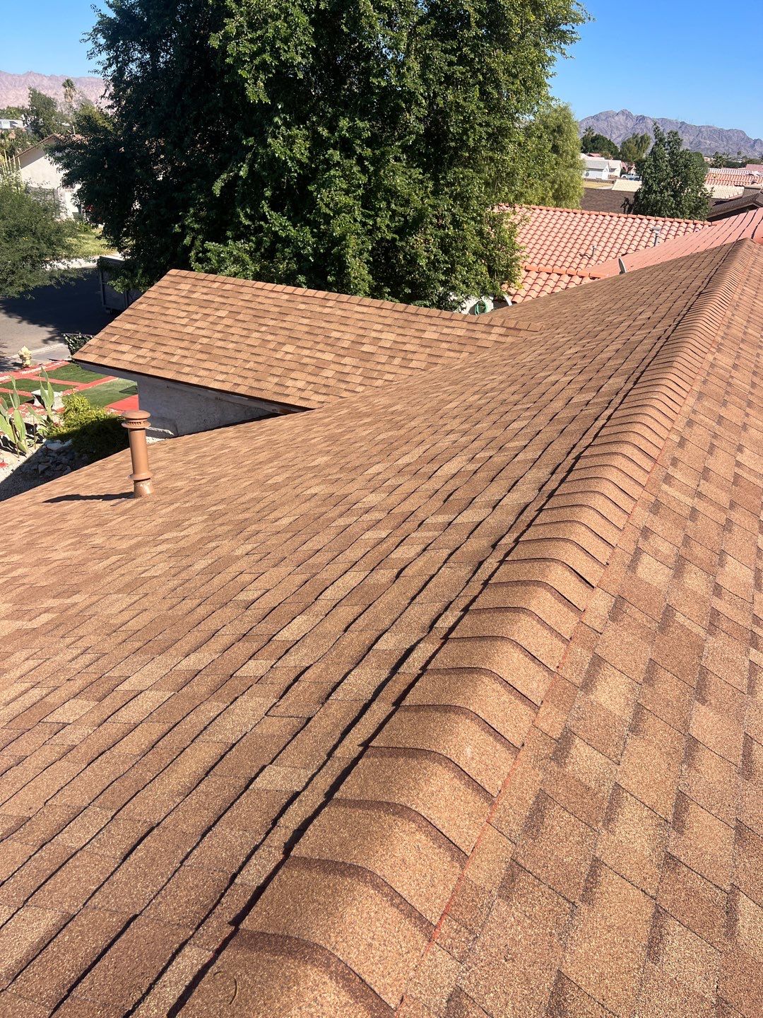 Desert Tan Shingles by Reimagine Roofing